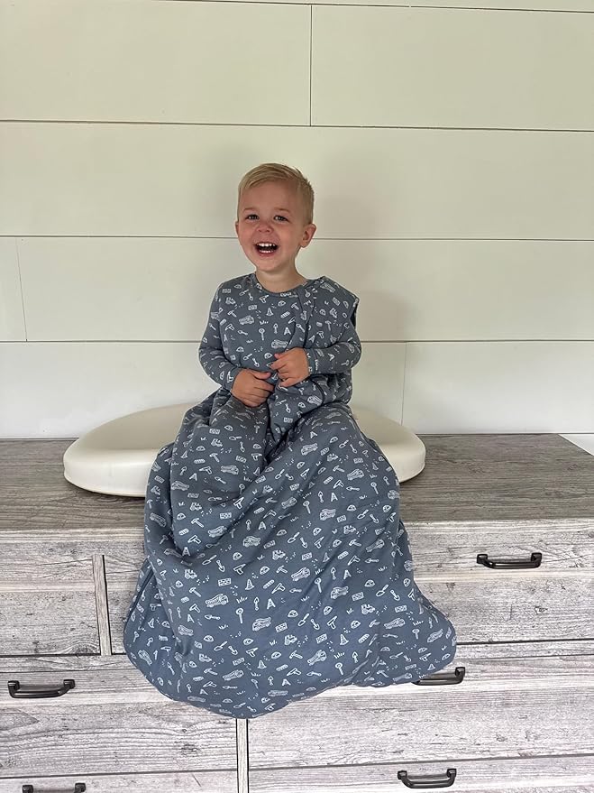 GUNAMUNA günamüna Unisex Baby, Toddler Wearable Blanket, Sleeping Bag Bamboo - Image 3