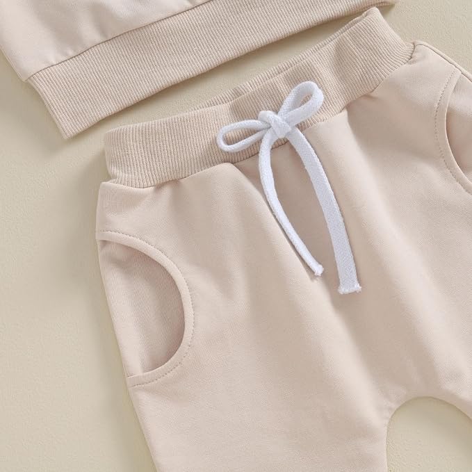 Fernvia Toddler Baby Girl Clothes 3 6 9 12 18 24 Months Fall Outfits Solid Long - Image 5