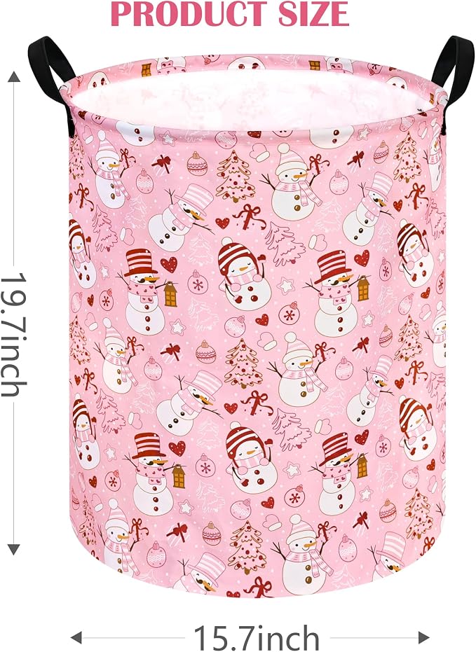 Round Laundry Hamper Storage Basket Laundry Organizer Storage Bins Clothes and - Image 7
