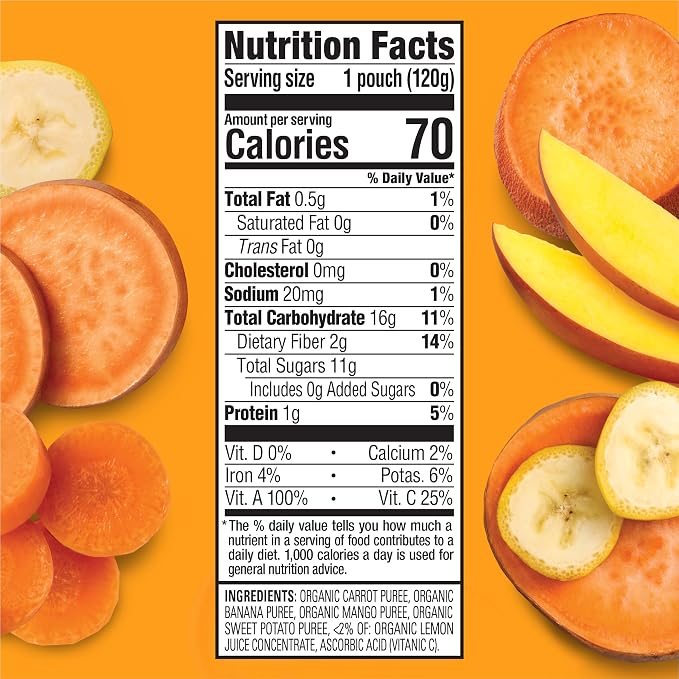 Happy Tot Organics Stage 4 Baby Food Pouches, Gluten Free, Vegan Snack - Image 2