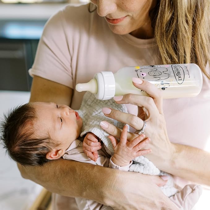 Dr. Brown's Natural Flow Anti-Colic Options+ Narrow Baby Bottle, Bear & Owl - Image 11