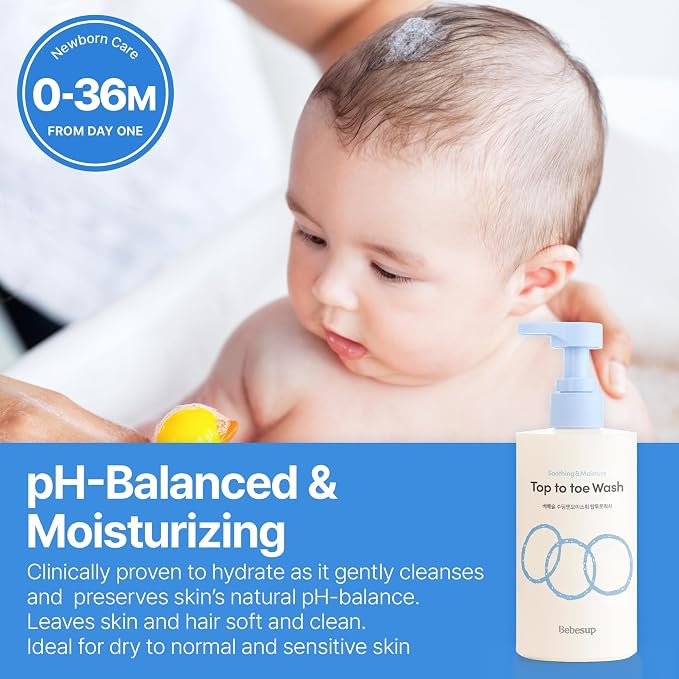 BEBESUP- Head to Toe Wash Baby Shampoo | Korean Skincare - Image 4
