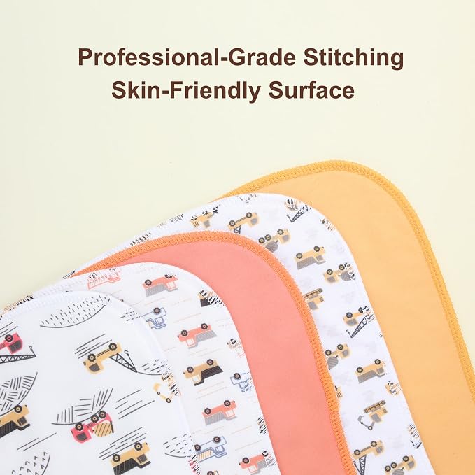 2-in-1 Burp Cloths and Baby Bibs - Image 3