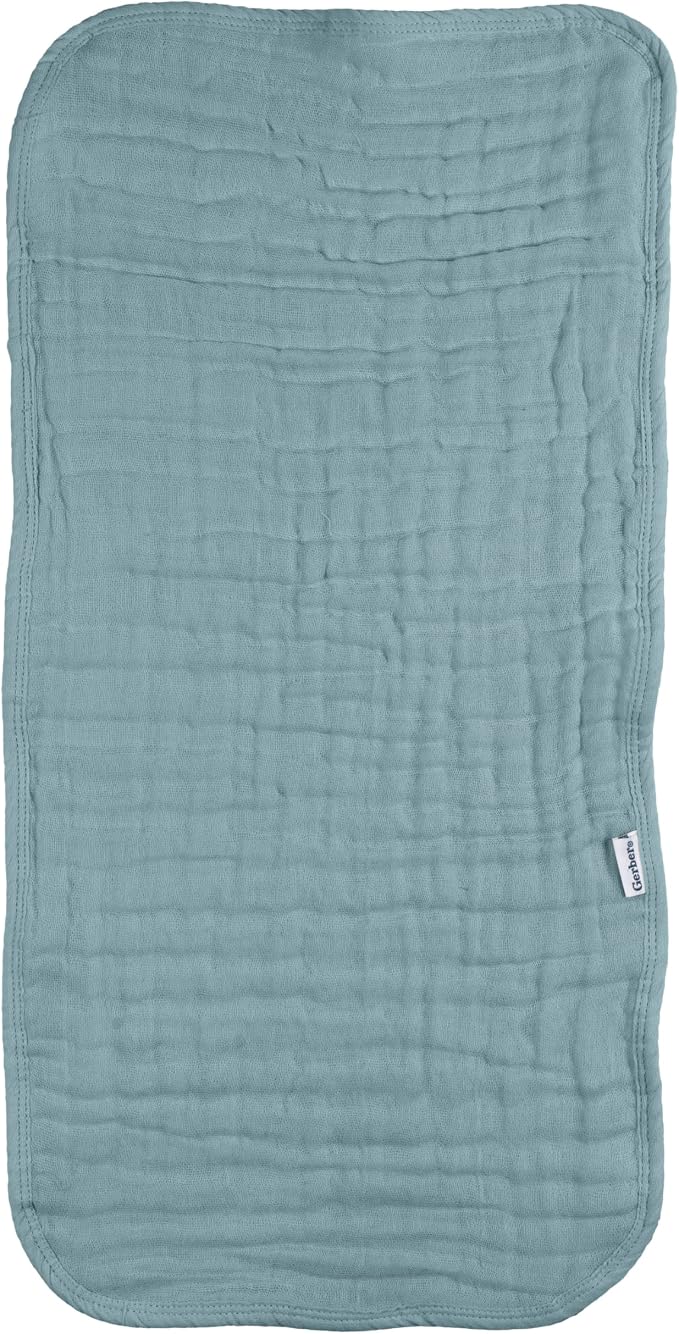Gerber Baby Unisex Muslin Burp Cloths 6-Pack, Large Size 20" x 10" - Image 4