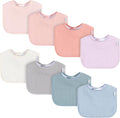 Gerber Unisex Baby Muslin 8 Pack Drooling Bibs by Gerber