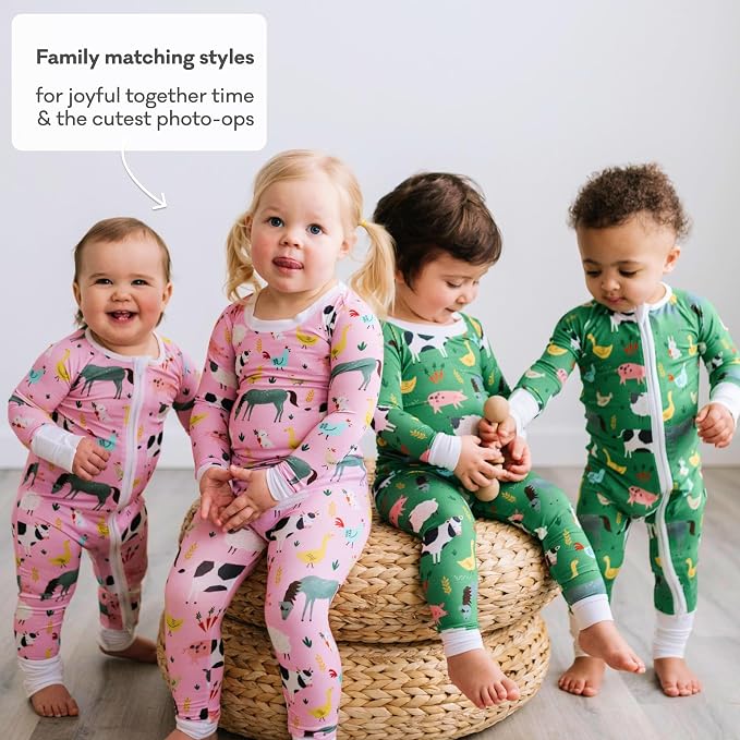 Little Sleepies Pajamas for Baby Boys & Girls, Viscose from Bamboo Baby Pajamas - Image 6