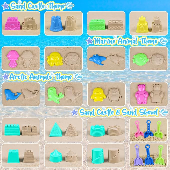 Beach Toys for Toddlers, Sand Castle Toys - Image 5
