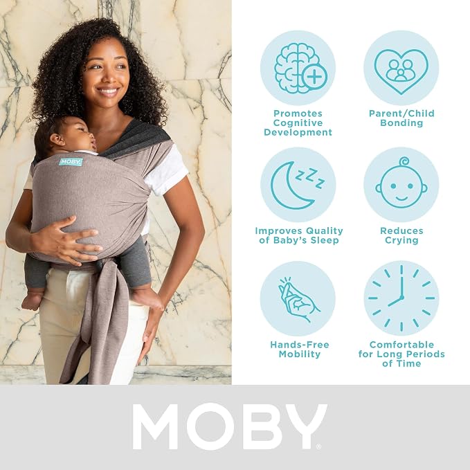 Moby Baby Wrap Carrier Reversible - Image 2