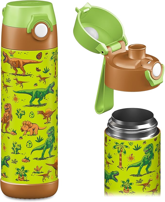 Jarlson® Mali Children's Water Bottle, Thermal Stainless Steel Water Bottle by JARLSON