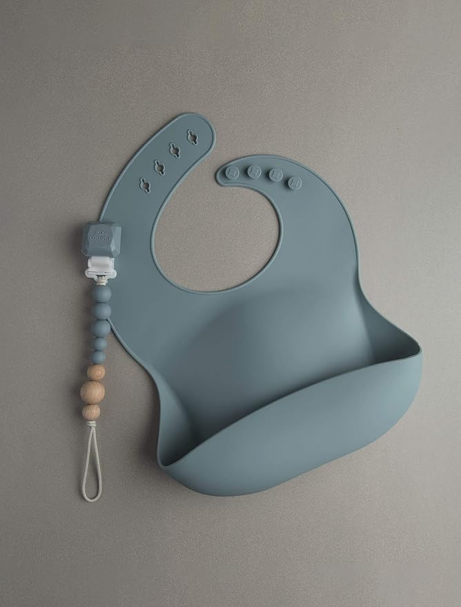 Loulou Lollipop Soft, Waterproof Silicone Feeding Bib - Image 9