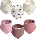 Magnetic Bandana Drool Bibs 6-pack by Unknown