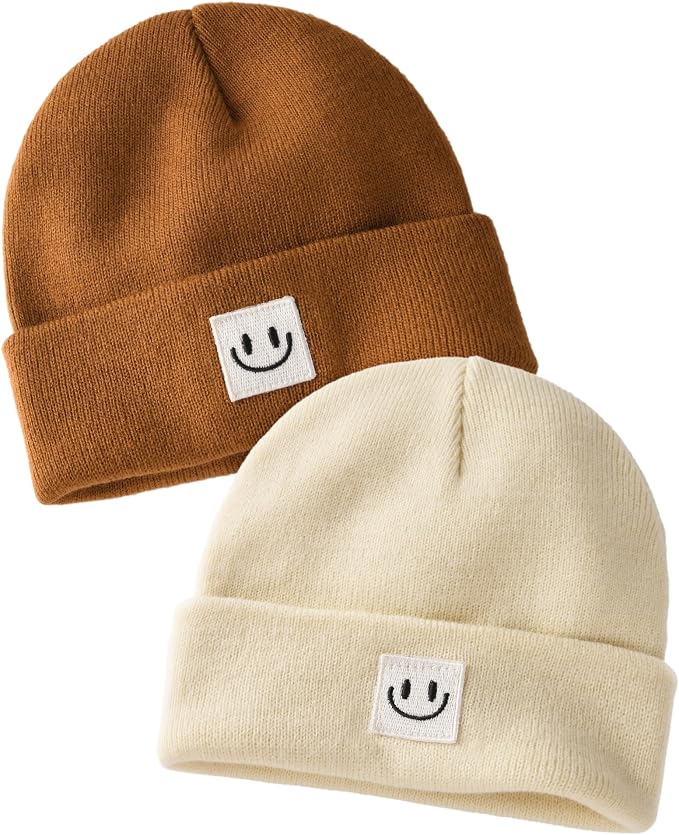 FURTALK Baby Beanie Cute Toddler Winter Hat Knit Boys Girls Warm 2 Pack Kids by FURTALK