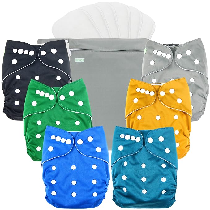 wegreeco Cloth Diapers 6 Pack by wegreeco