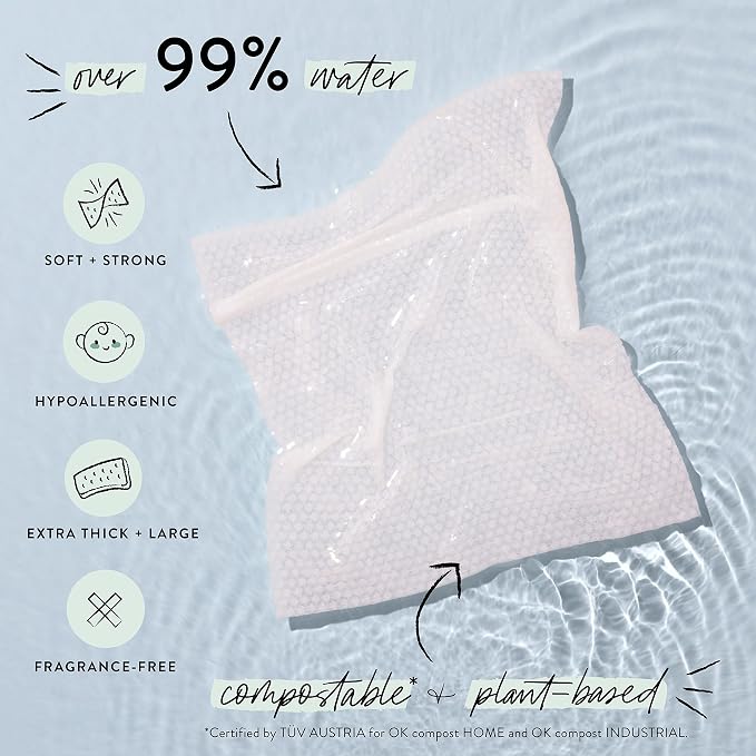 The Honest Company Clean Conscious Multi-Use Wipes Hypoallergenic and Unscented - Image 8