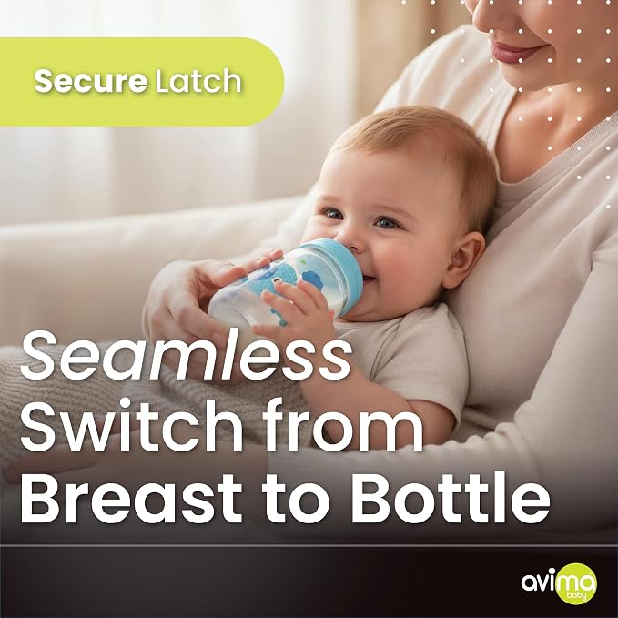 Avima Baby 9 oz Anti Colic Baby Bottles - Image 4