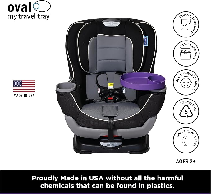 Travel Tray Oval USA Made Extend Your Current Cup Holder to Hold Your Cup Plus - Image 2