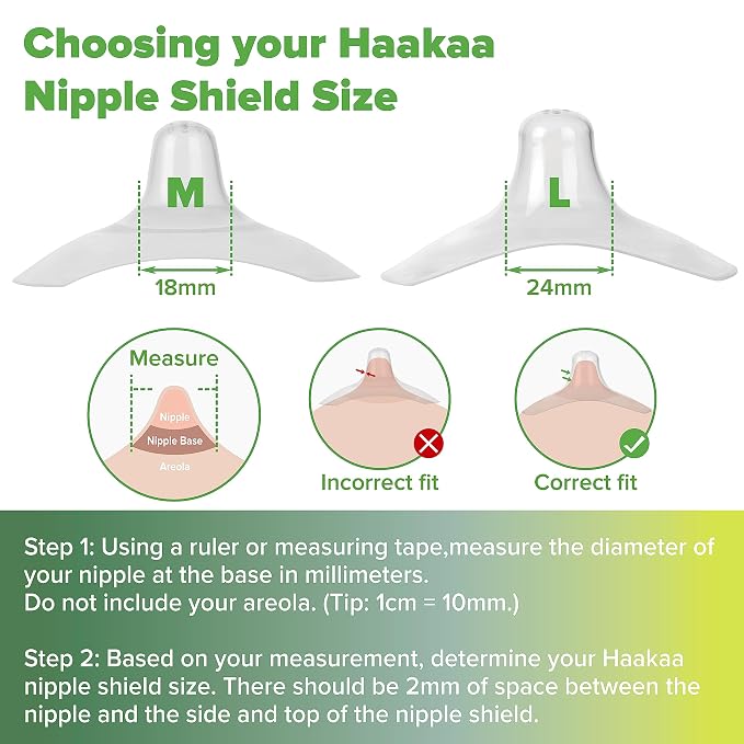 haakaa Nippleshield Silicone Nipple Shields - Image 6