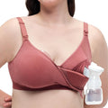Momcozy Hands-Free Pumping Bra, Wireless & Seamless HF010 Breast Pump Bra by Momcozy