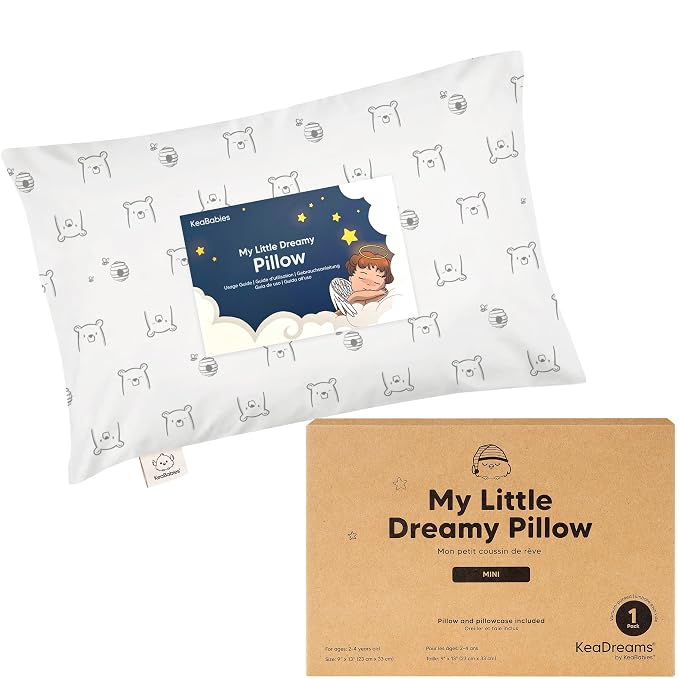 Mini Toddler Pillow with Pillowcase by KeaBabies