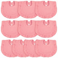 Seematn 10 Pcs Baby Muslin Bibs Drool Bibs Bandana Ruffle Soft Cotton by Seematn