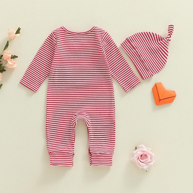 Fernvia Newborn Baby Boy Clothes Letters Print Bodysuit 3 6 9 12 18 Months Long - Image 4