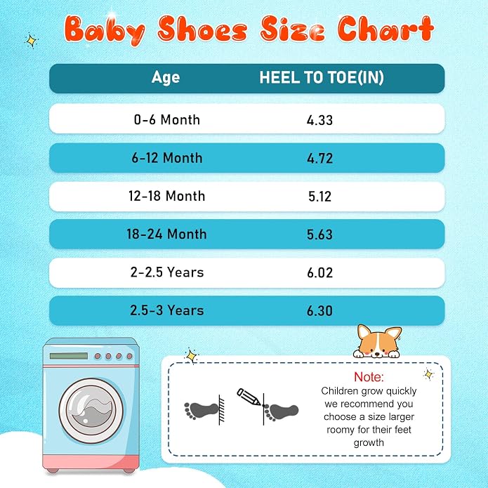 LeIsfIt Baby Shoes Boys Girls First Walking Shoes Non-Slip Toddler Breathable - Image 8