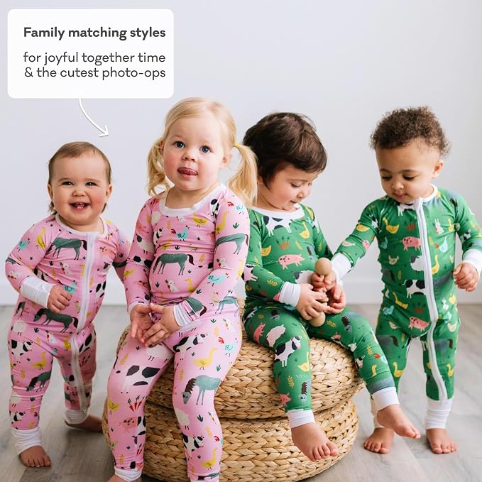 Little Sleepies Pajamas for Baby Boys & Girls, Viscose from Bamboo Baby Pajamas - Image 6