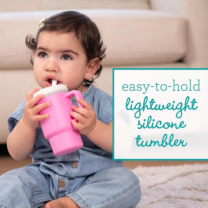Infantino My 1st Tumbler, Silicone Sippy Cup - Image 2