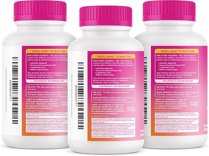 Pink Stork Total Prenatal Vitamins - Image 8