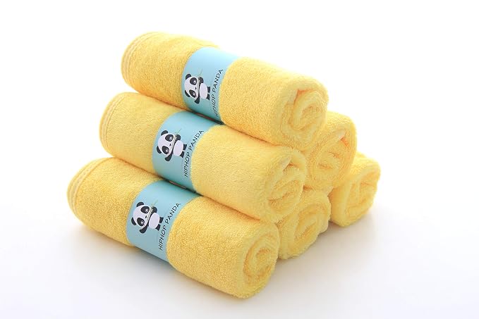 HIPHOP PANDA Baby Washcloths, Rayon Made from Bamboo - Image 2