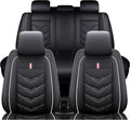 Leather Car Seat Covers Fit for LR Defender 2020-2025, 5 Seater Waterproof and by TENDER+GLOW