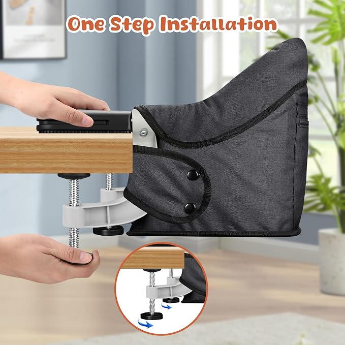 Hook On High Chair, Jozzve Baby High Chair, Portable High Chair - Image 3
