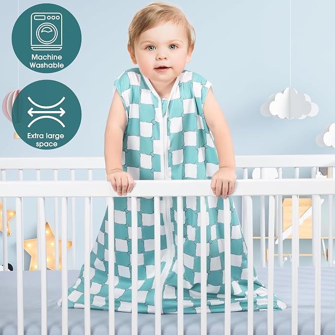 Baby Sleep Sack 18-24 Months 3 Pack Baby Wearable Blanket 100% Rayon Cotton - Image 4
