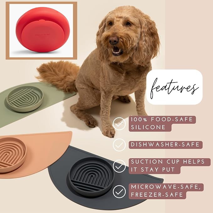 Should We Go? Slow Feeder for Dogs & Puppies, The Slowdown Bowl Silicone Slow - Image 3