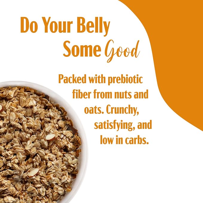 TGB Honey Almond Granola, Crunchy Almond Butter Clusters, Low Sugar, Gluten Free - Image 5