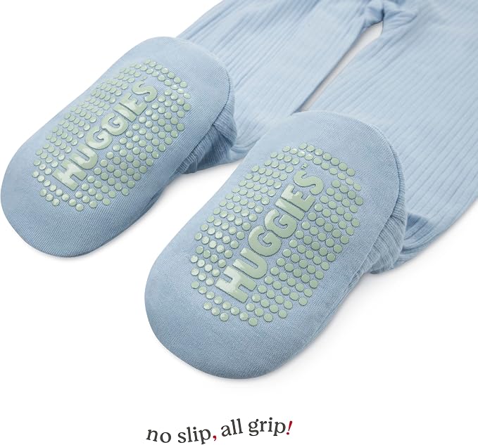 HUGGIES unisex-baby 3-pack Footed Coverall Pajamas - Image 4