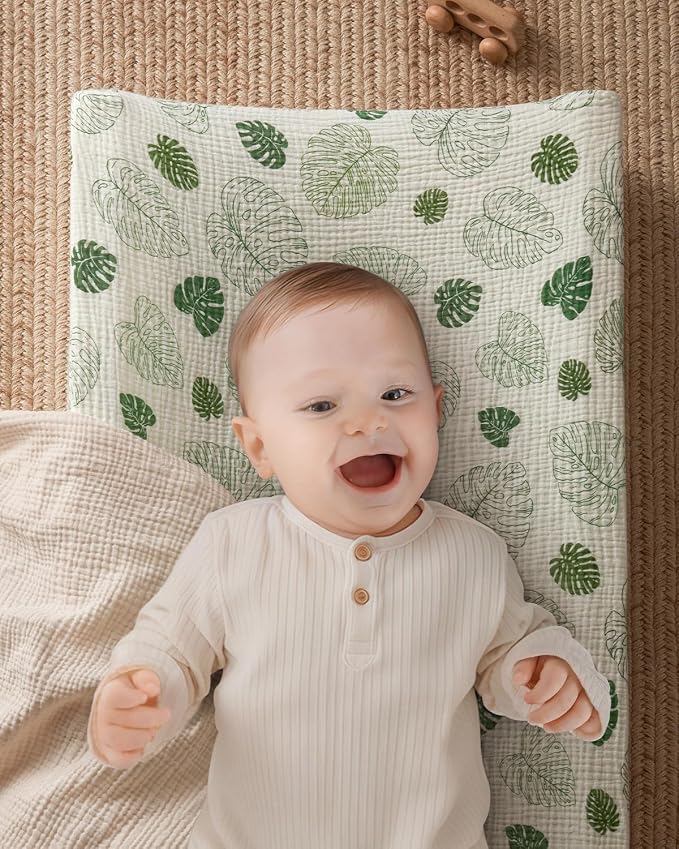 Blissful Diary Muslin Baby Changing Pad - Image 4