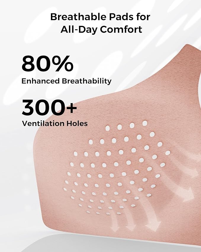 Momcozy Hands-Free Pumping Bra, Wireless & Seamless HF010 Breast Pump Bra - Image 6