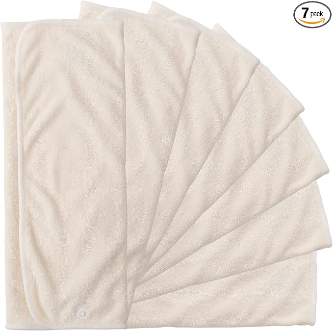 7 Pack Cloth Diaper Prefold Inserts by NorasNursery