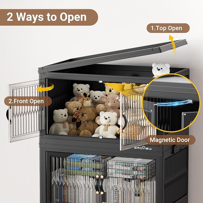 BROVIEW 480Qt Stackable Storage Bins - Image 3