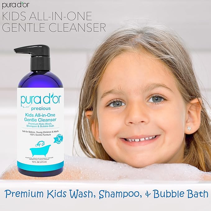 PURA D'OR Kids Wash All-in-One Gentle Cleanser - Image 5