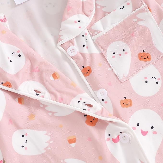 Balaflyie Baby Girl Button Down Pajamas Romper One-Piece Jumpsuit Long Sleeve - Image 4