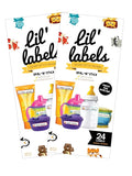 Bottle Labels, Write-On Name, Self-Laminating, Waterproof, Baby Bottle Label by LilLabels
