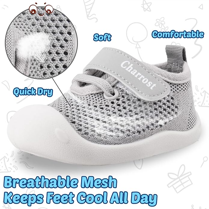 Baby First-Walking Shoes 1-4 Years Kid Shoes Trainers Toddler Infant Boys Girls - Image 2