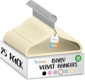 25 Premium Baby Velvet Hangers by TECHZOO