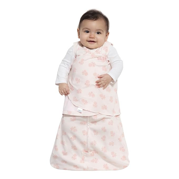 HALO 100% Cotton Sleepsack Swaddle, 3-Way Adjustable Wearable Blanket, TOG 1.5 - Image 4