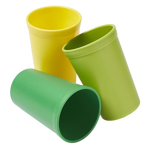 ECR4Kids My First Meal Pal Drinking Cups, Kids Plastic Tableware, Stackable and - Image 7