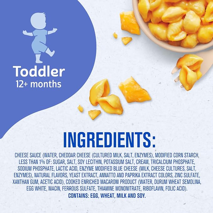 Gerber Mealtime for Toddler Pasta Shells & Cheese, 6 Ounce - Image 9
