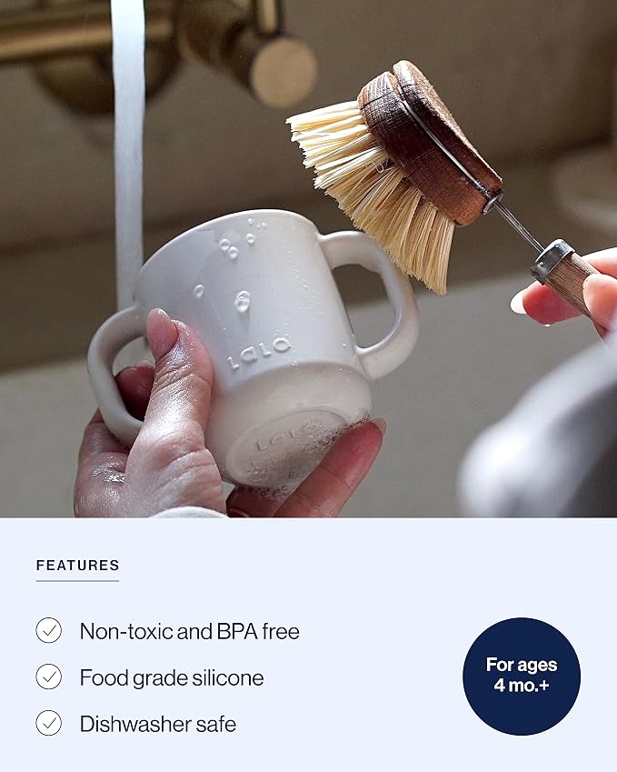 Lalo Little Cup, Non-Toxic Silicone Straw Cup - Image 3