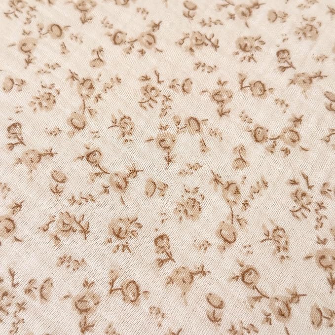 BuLuTu Camellia Floral Print Pillowcase King Muslin Cotton Pillow Case Chic - Image 4